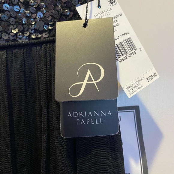 New Plus Size Balck Sequin Lace Formal Dress Excellent Condition - Picture 5 of 10